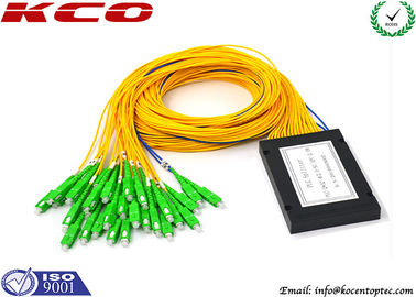 LC/APC Fiber Optic PLC Splitter 2x32 Single Mode G657A1 Planar Lightwave Circuit Splitter