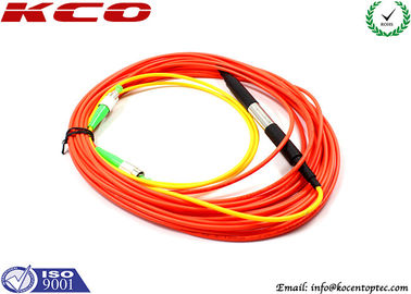 FC/APC to FC/APC Single Mode Fiber Patch Cable Simplex / Mode Conditioning Fiber Optic Patch Cord
