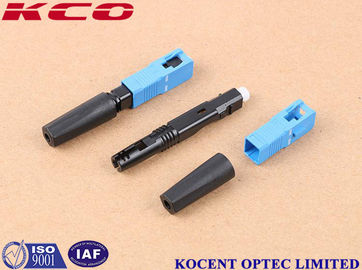 SC UPC Fast Connector for FTTH Applications with No Special Tool Reusable Design and Low Insertion Loss