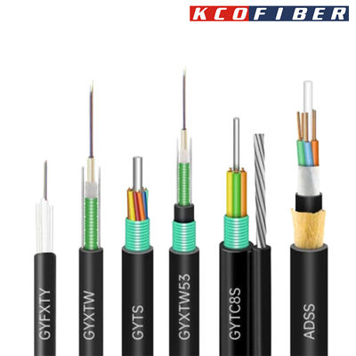 Single Mode G652D G657A Mini ADSS Fiber Optical Cable with 2 to 24 Cores for 1700m Large Span Aerial Installation