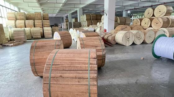 OM3 10G Multimode Light-weight Optical Fiber Cable GYFTA Outdoor Fiber Optic Cable for Underground Duct