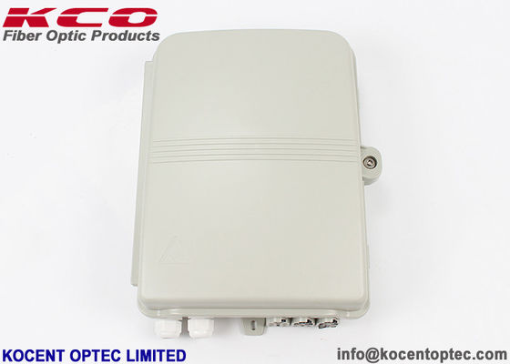 24 Port Fiber Optic Terminal Box with ABS+PC Material for Wall or Pole Mount Outdoor IP65 Enclosure