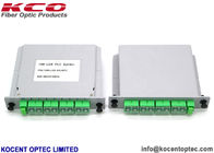 Green 1*8 Fiber Optic Splitter 1x8 LGX PLC Splitter For Rack Mountable Terminal Box