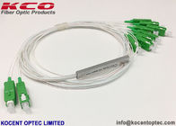 Mini Tube PLC Fiber Optic Splitter 2*8 SC/APC LC/APC 1.0m 1.5m 2.0m Length