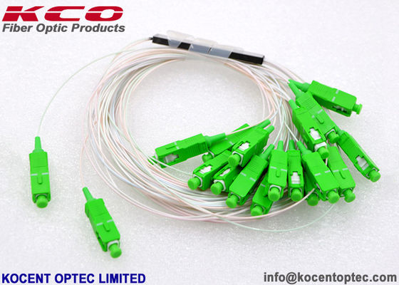 FTTH 2x16 Fiber Optic Splitter with SC/APC LC/APC Connector and Compact Design for High-Density Networks