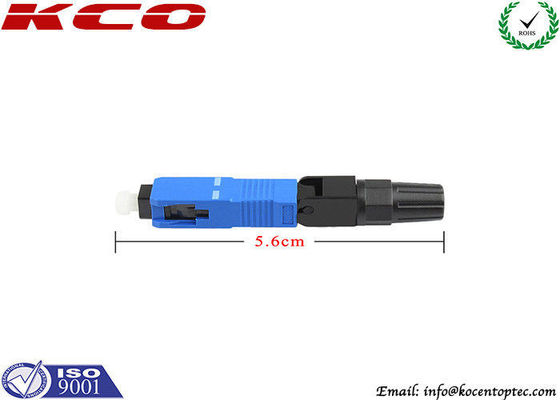 Fiber Optic Fast Connector with 0.2dB Insertion Loss and 50dB Return Loss for Quick and Easy Assembling