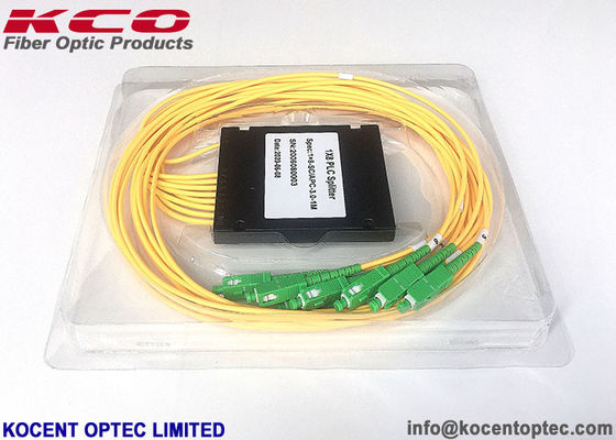 1:8 Modular Type Fiber Optical PLC Splitter with 2.0mm Cable and 1.5m Length for FTTX Deployment