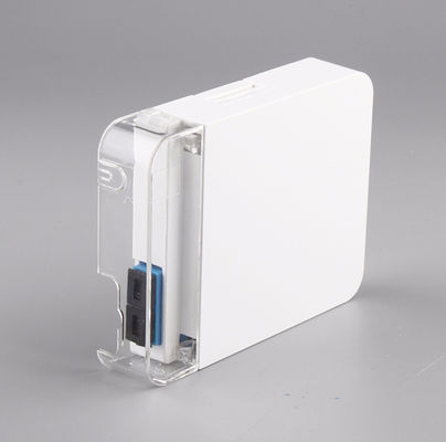 Wallmount 2 Cores SC Duplex Fiber Optic Terminal Box for FTTH Indoor IP55 Applications