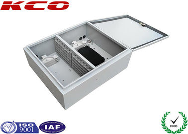 Огородите установленную стальную вносимую потерю волокон 0.15дБ терминальной коробки 72 оптического волокна