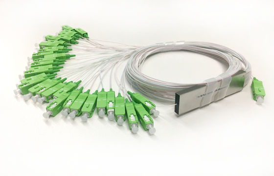 PLC 1x32 1:32 1*32 PLC оптический разделитель Mini Steel Tube SC Connector 0,9 мм LSZH