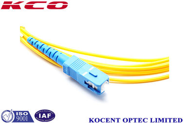 SM 9/125 Fiber Optic Patch Cord with 2.0mm Diameter and 2.0m Length for High-Speed Data Transmission