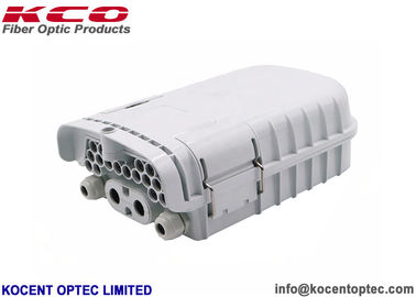16 Ports FTTH Drop Cable Port Fiber Access Terminal Box with 16 Fibers Capacity and ABS+PC Material