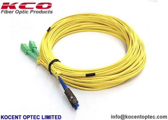 Fiber Optic Patch Cord with 0.2dB Insertion Loss 50dB Return Loss and OS2 OM1 OM2 OM3 OM4 OM5 Fiber Types