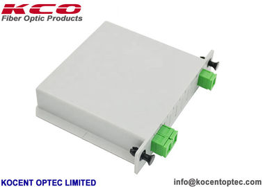 1x2 LGX Type Fiber Optic Splitter 1*2 SC/APC Connector For FTTH FTTA Distribution Box