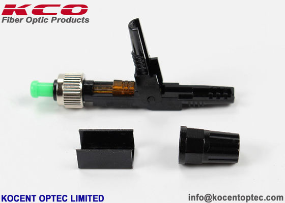 RoHS Compliant FC/APC Single Mode Fiber Optic Fast Connector for FTTH Quick Assembly Field Installable Fiber Optic Connector