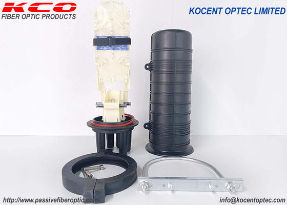 6 Port Vertical Buried Underground Fiber Optic Splice Closure 12-144 Fibers Dome Fiber Optic Joint Closure