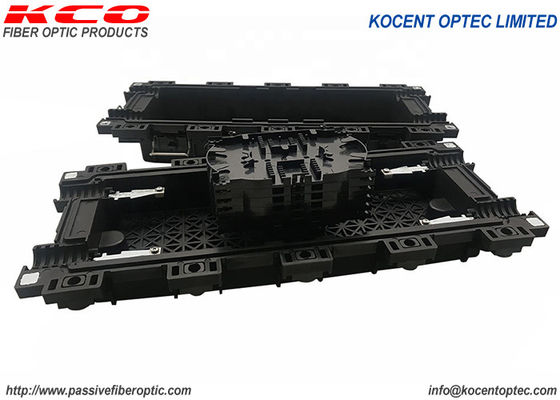 Horizontal 144 Core GPON Fiber Optical Splice Enclosure FTTH KCO-H9JM4-144