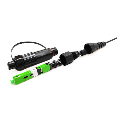 Соединителя SC BBU RRU FTTA водоустойчивое мини быстрого на открытом воздухе для применений FTTH